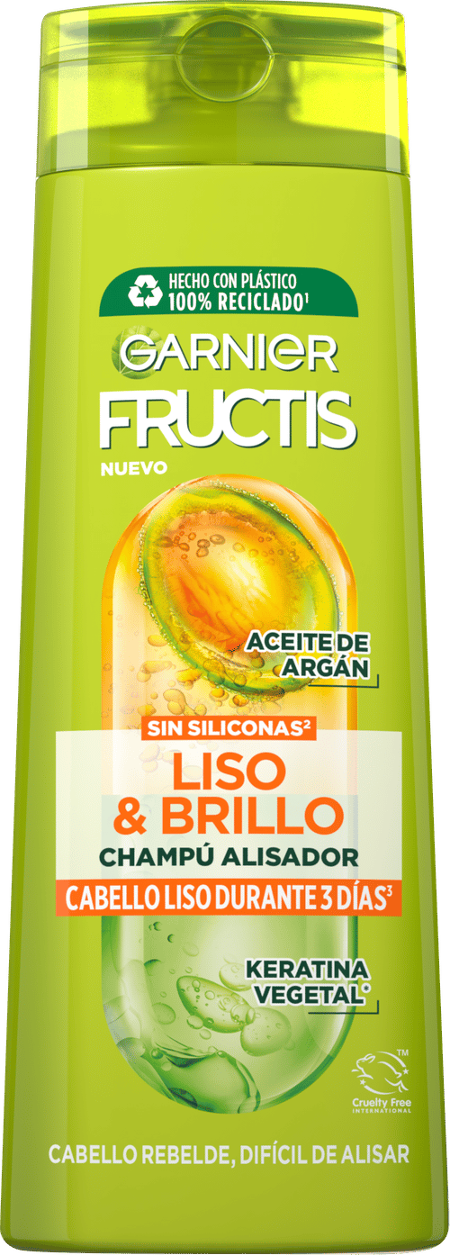 Champú Fructis Liso y Brillo